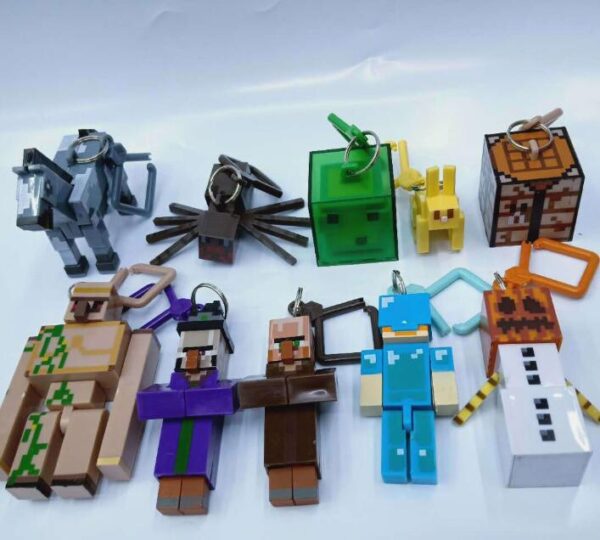 Minecraft Action Figure and Keychain - Image 3