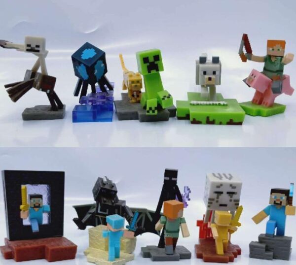 Minecraft Action Figure and Keychain - Image 4